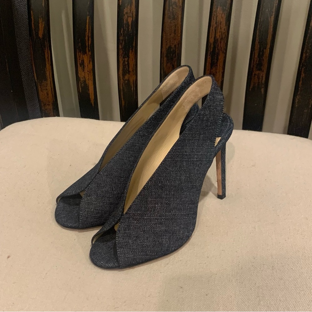 Jimmy Choo Slingback Peeptoe Heels